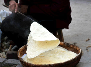 烙饃卷起的故鄉