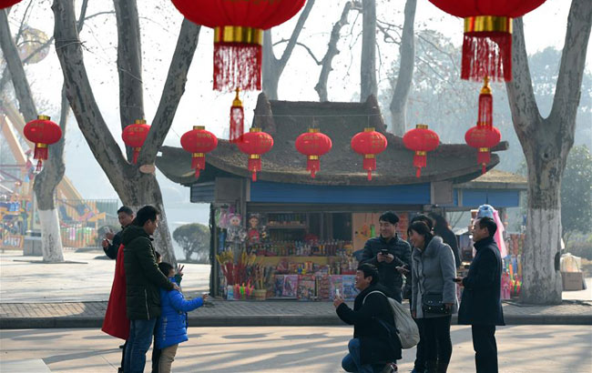合肥：游園度新春