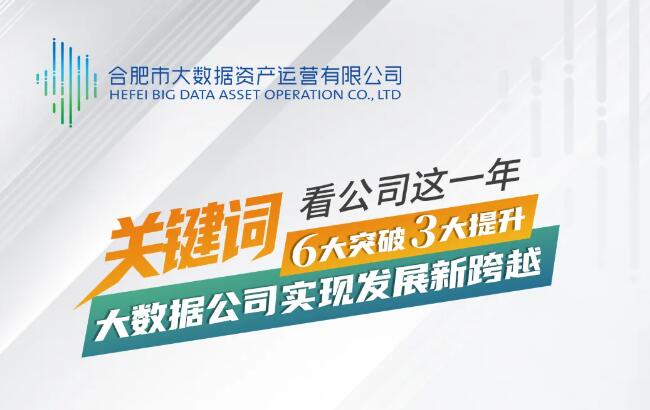 6大突破3大提升 合肥市大数据公司实现发展新跨越